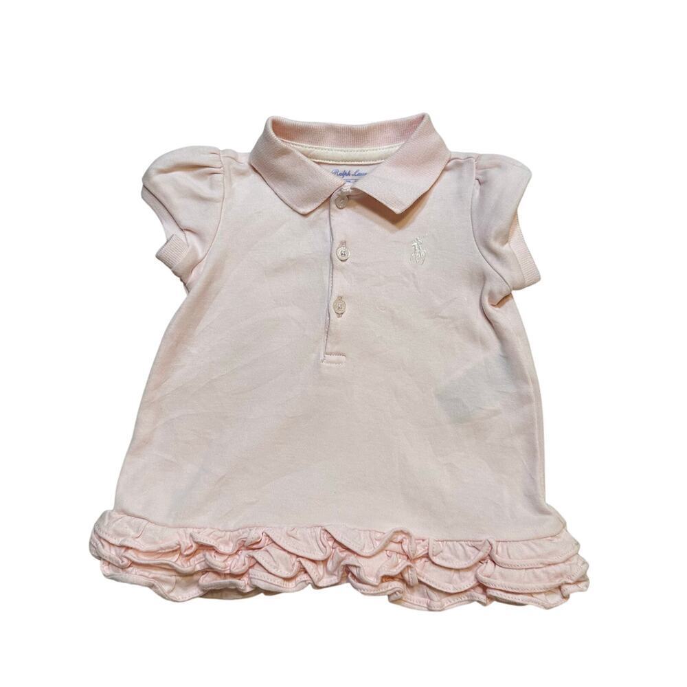 Ralph Lauren Pink Polo Dress sz 3 m